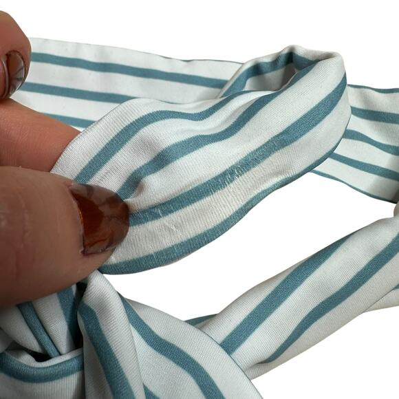 ALBION FIT Island Fever One Piece Swimsuit Floral Striped Women's Size XL FLAWED - Picture 7 of 12